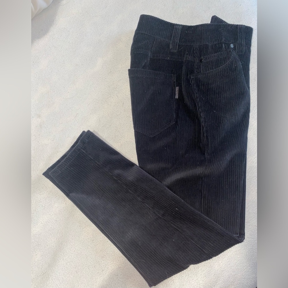 🔥❤️ Brunello Cucinelli Black Corduroy women’s trousers/jeans Made in Italy